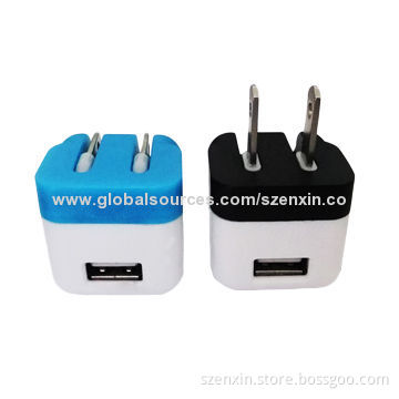 Powerful mini home charger in good-quality, with folding blade